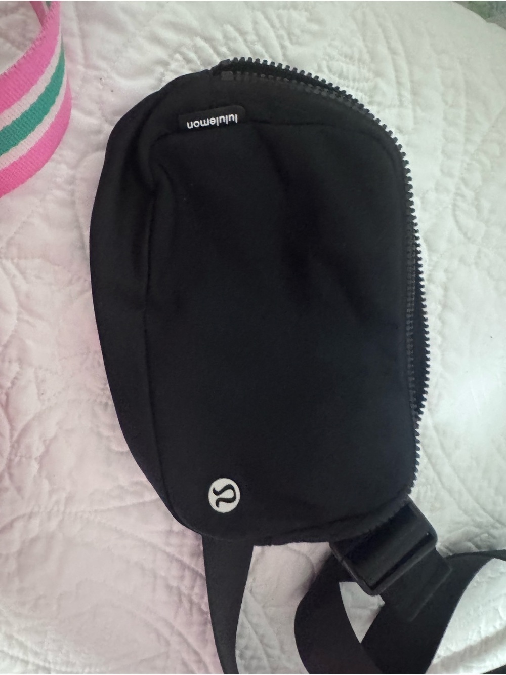 lululemon athletica Black Crossbody Belt Bag